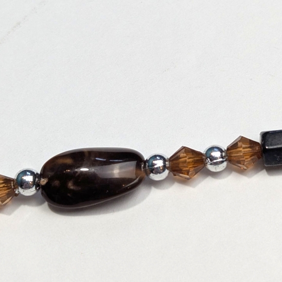 Necklace Beaded Pendant Brown Bohemian Layered Fashion Jewelry Mixed Lot of 3 - Picture 6 of 12